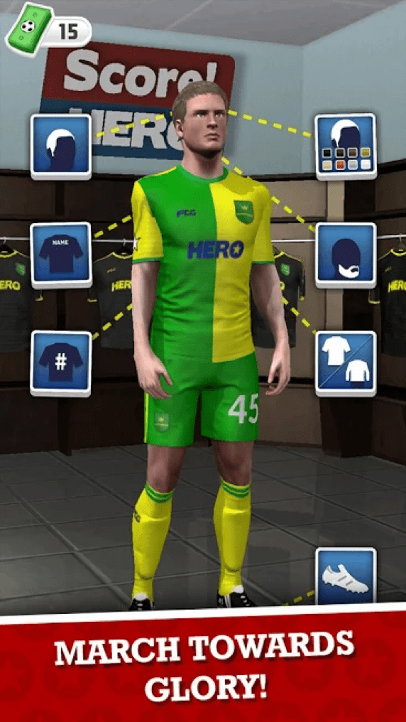 Score Hero free-to-play energy and virtual currency prompt