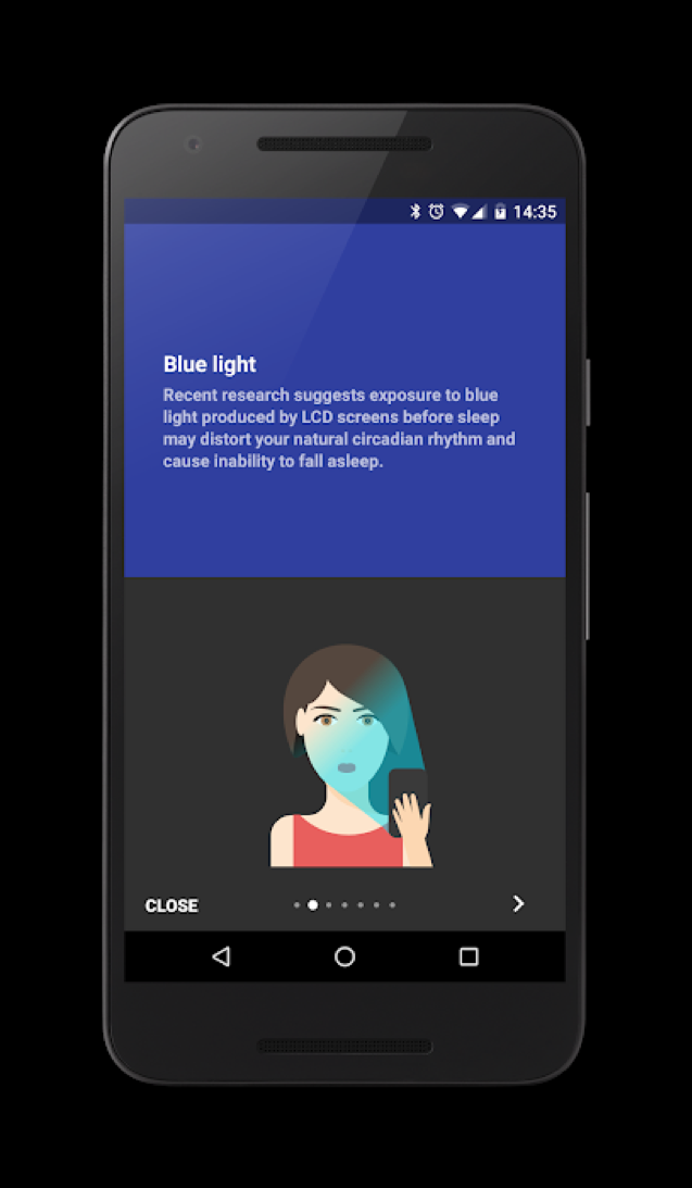 Urbandroid team page promoting Twilight and their sleep-focused apps