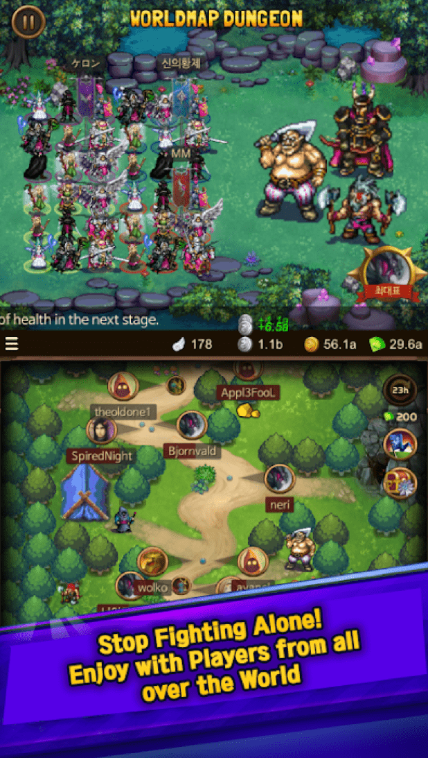 Everybody RPG ranking first in Google Play search results for RPG keyword