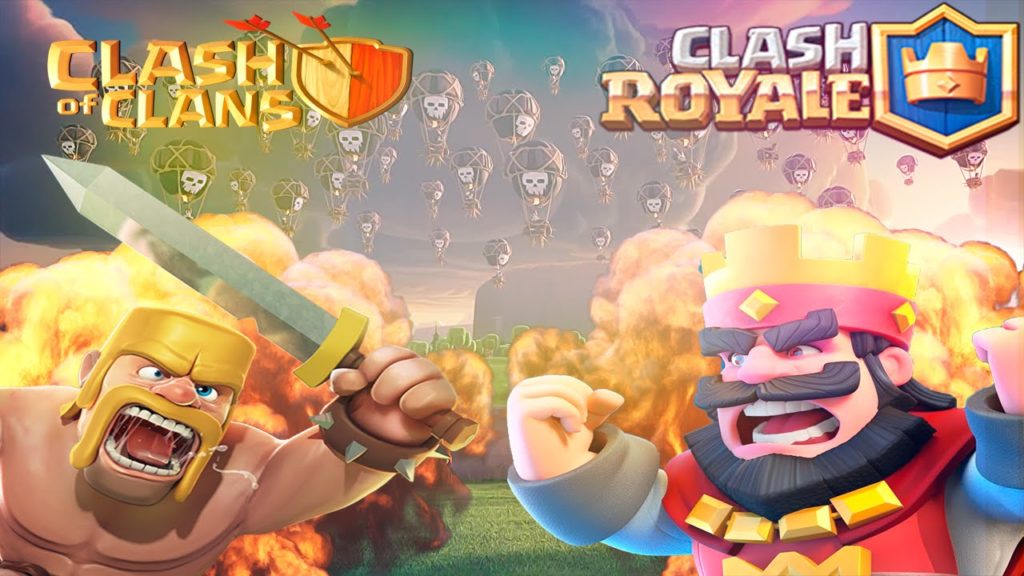 Clash of Clans and Clash Royale cross-promotion ad placement
