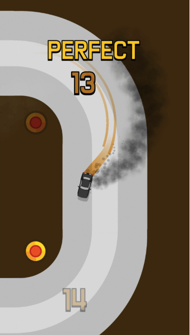 Sling Drift smooth track environment with stylized theme and car controls