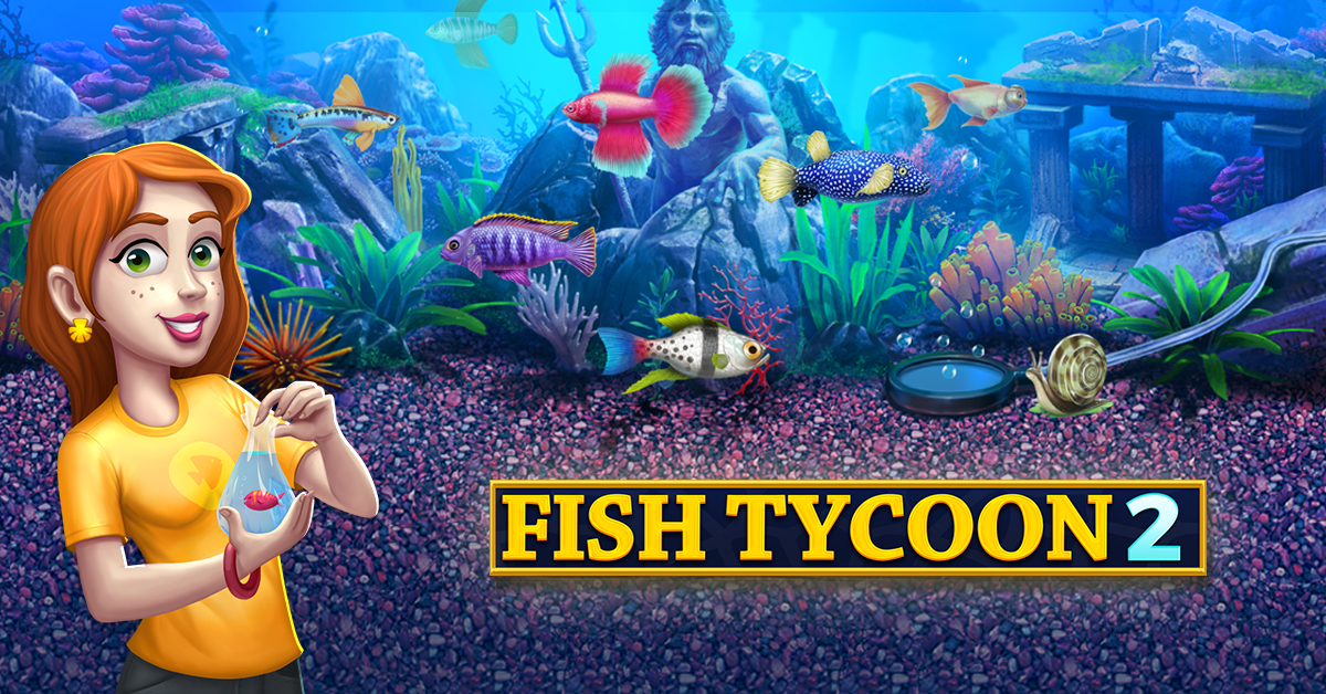 Fish Tycoon 2 Virtual Aquarium gameplay overview screen