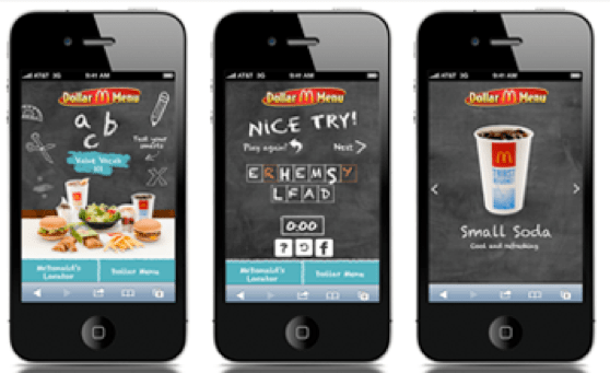 Advergaming example with branded product integrated into gameplay