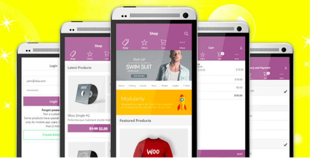 Mobile shopping app search and exploration screen design