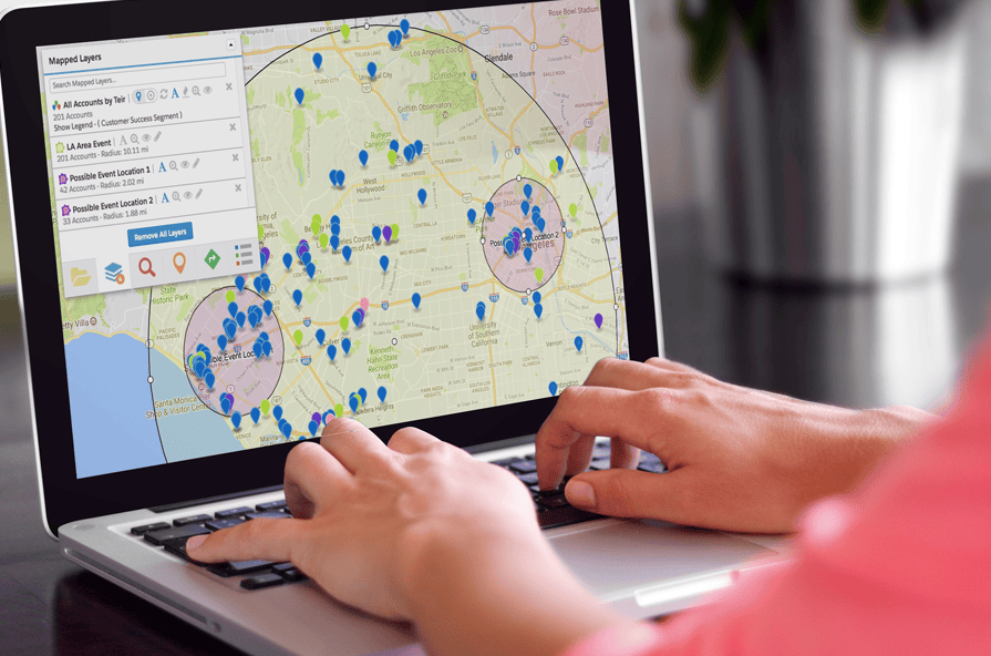 Event marketing campaign using geolocation on social media platforms