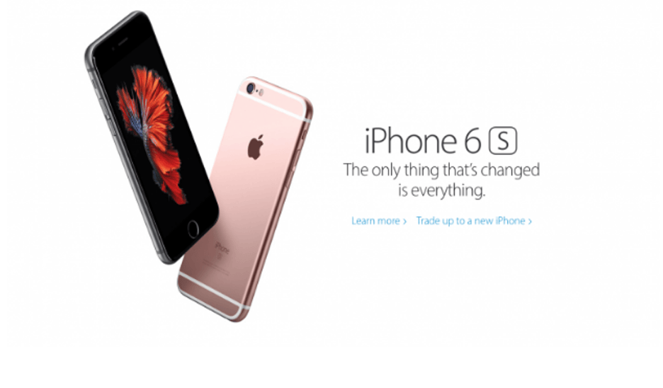 Apple iPhone minimalist anti-CTA with no button