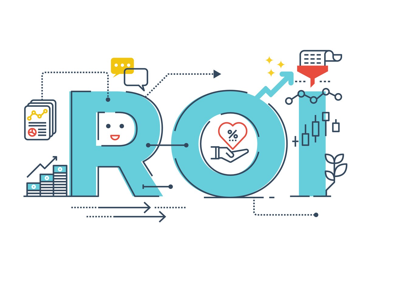 Graph showing positive ROI from rewarded advertising campaigns