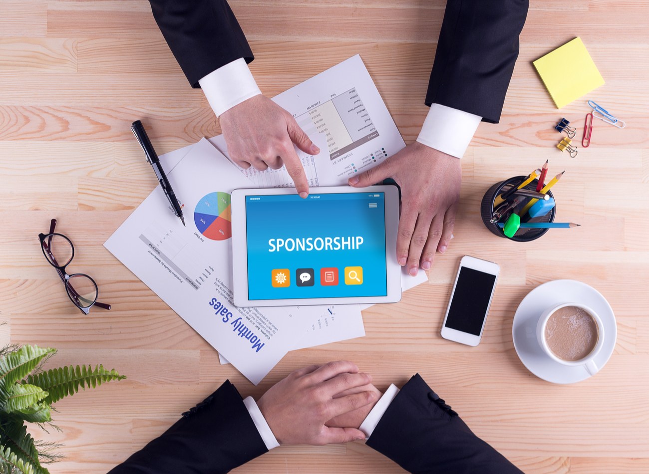 Brand sponsorship partnership between app developer and company