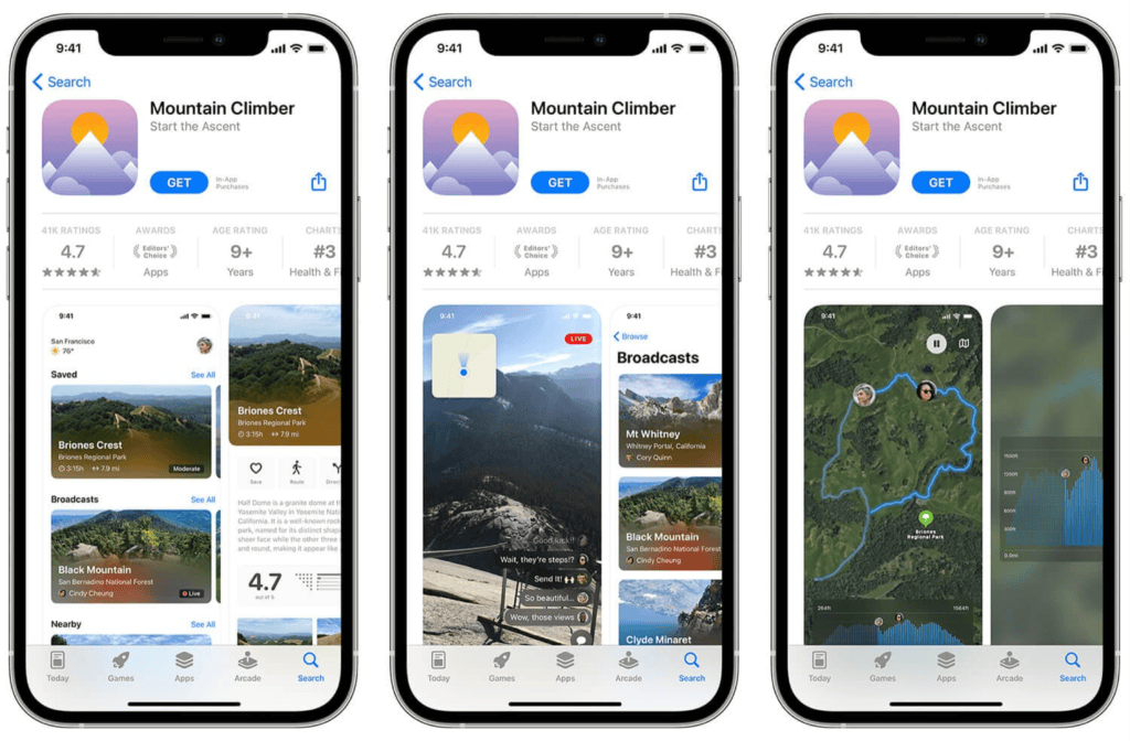 Apple App Store Custom Product Pages feature for audience-specific app listings