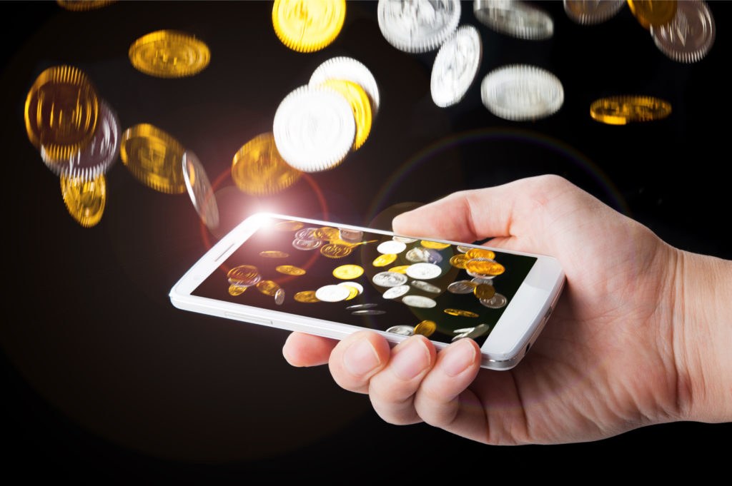 Mobile app monetization strategy with in-game ads and purchases