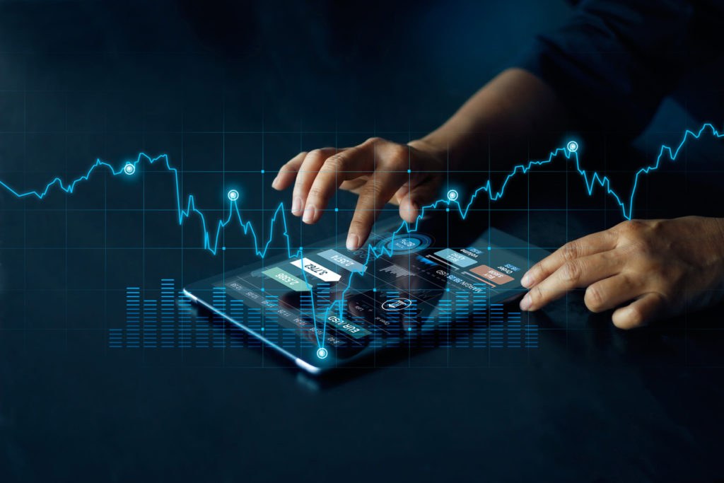 Person using a crypto exchange app on a smartphone