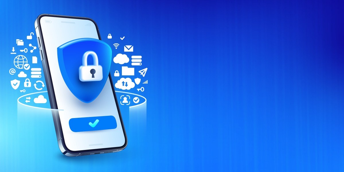 Secure data privacy compliance concept with locked user data