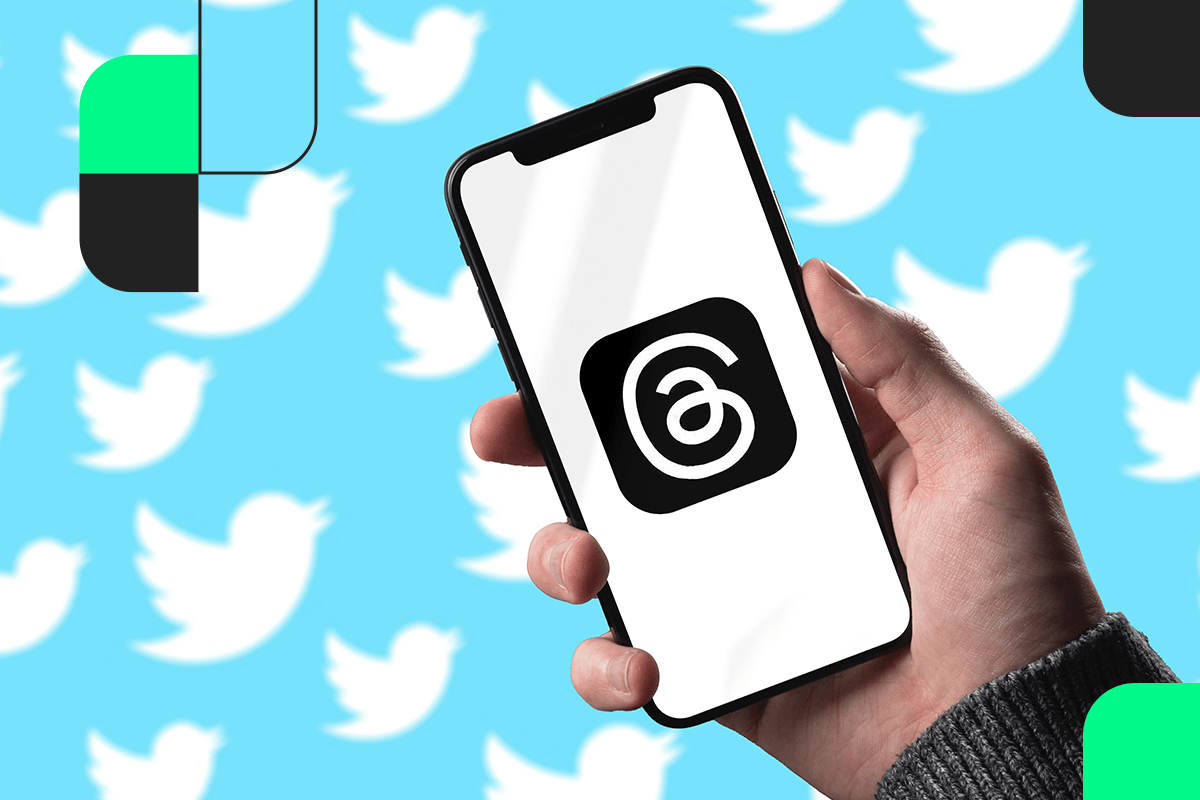 Threads vs Twitter user growth comparison in early 2023