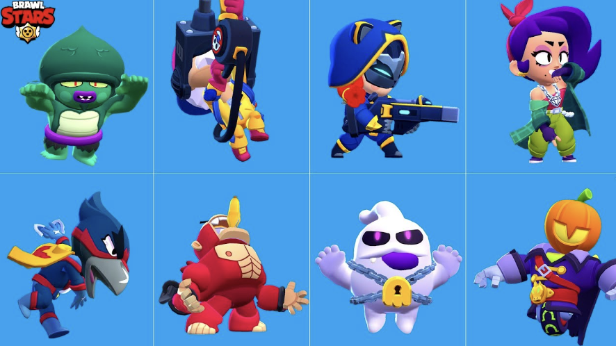 Halloween costume and skin customization options for mobile game characters
