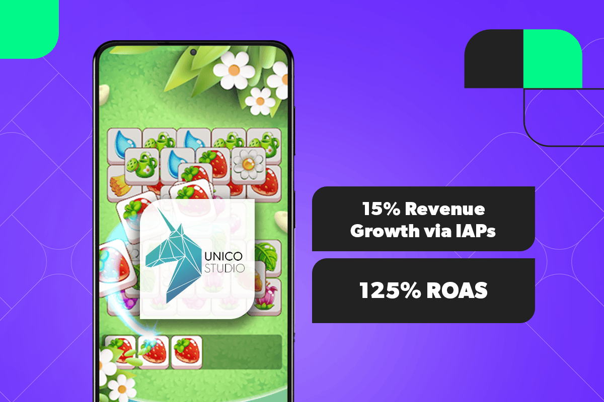 Unico Studio Zen Life rewarded playtime campaign results showing 15% revenue growth
