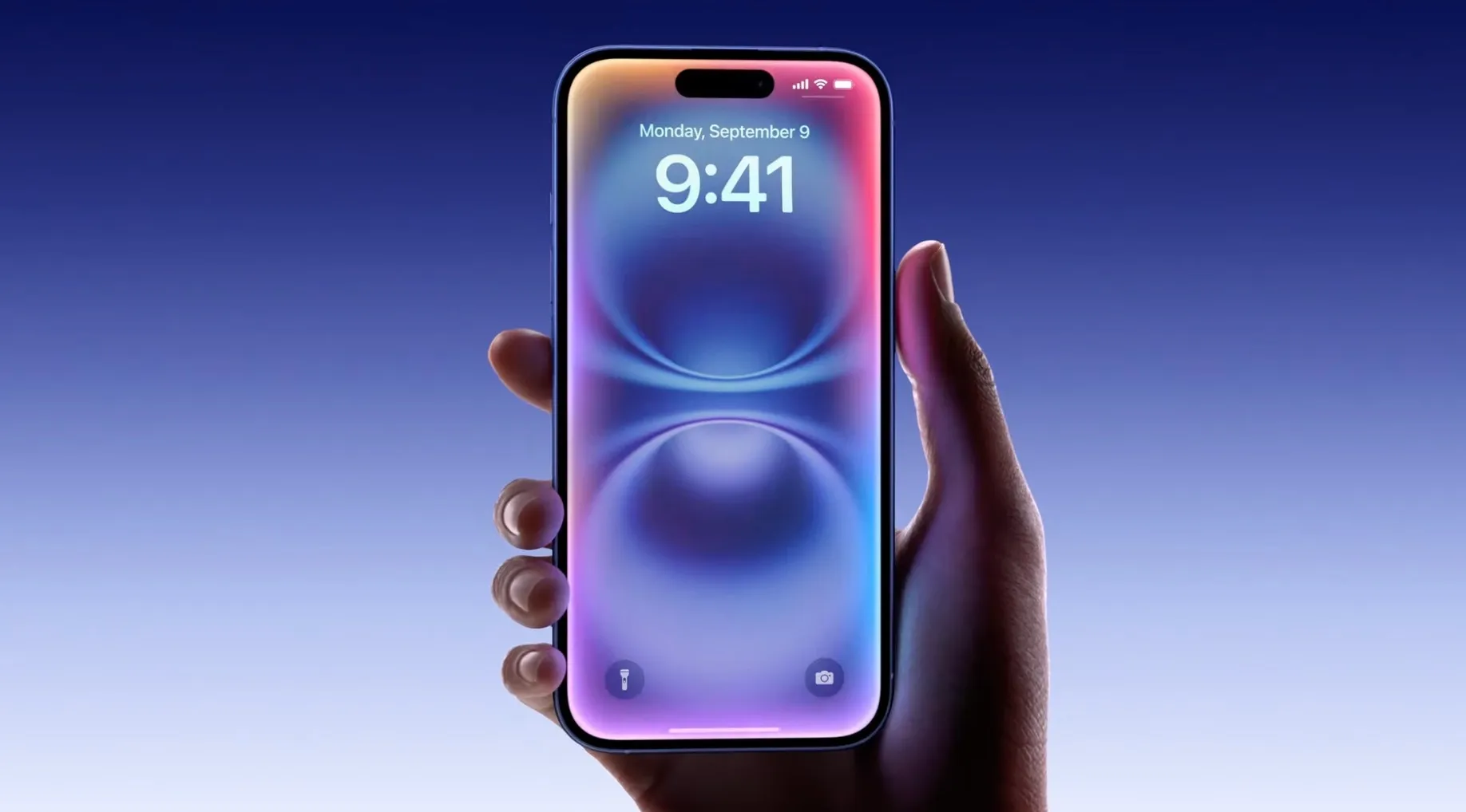 Apple iPhone 16 lineup displayed at Glowtime event 2024