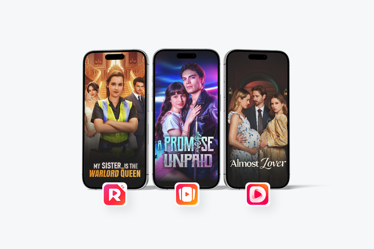 Short-form drama app on a smartphone illustrating binge-scrolling behavior