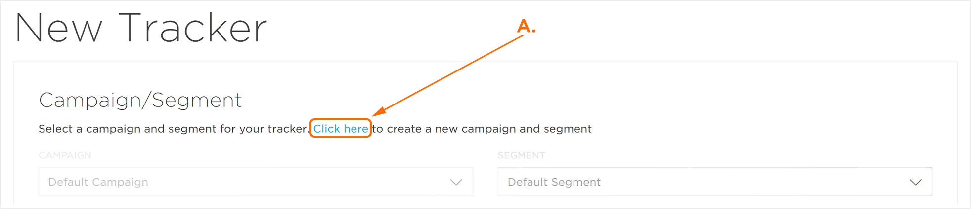Creating a new campaign and segment in Kochava