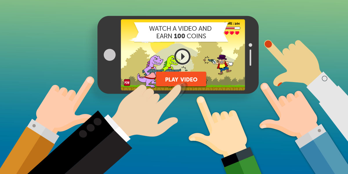 Rewarded video placements to boost a puzzle game's revenue