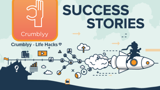 Mobile App Success Story: Life Hacks By Crumblyy -